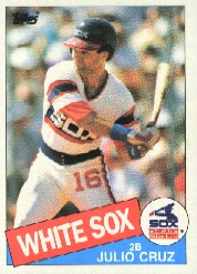 1985 Topps Baseball Cards      749     Julio Cruz